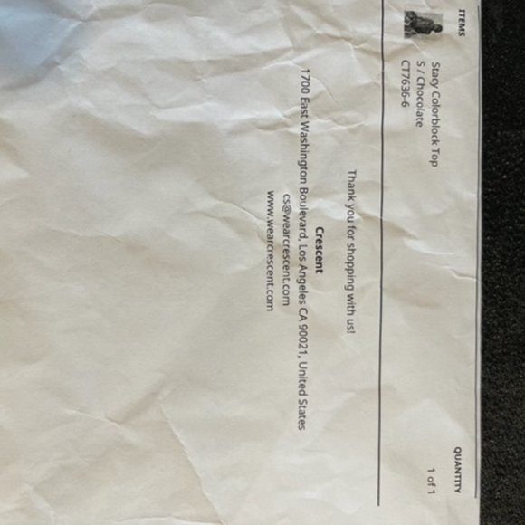 Crescent Colorblock Top - Picture 3 of 3